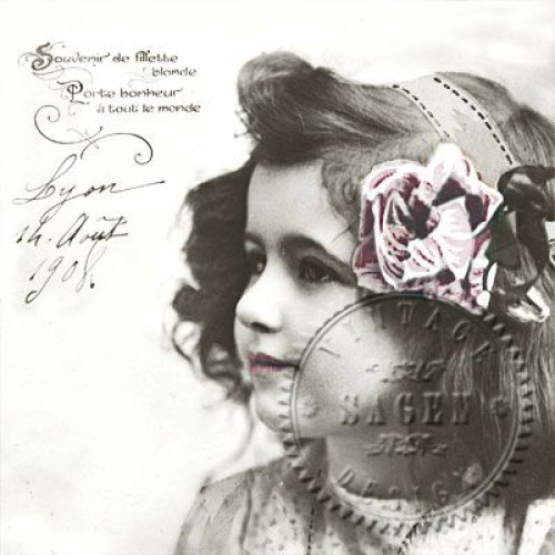 SAGEN VINTAGE NAPKINS FOR DECOUPAGE 33/33 CM - 2055