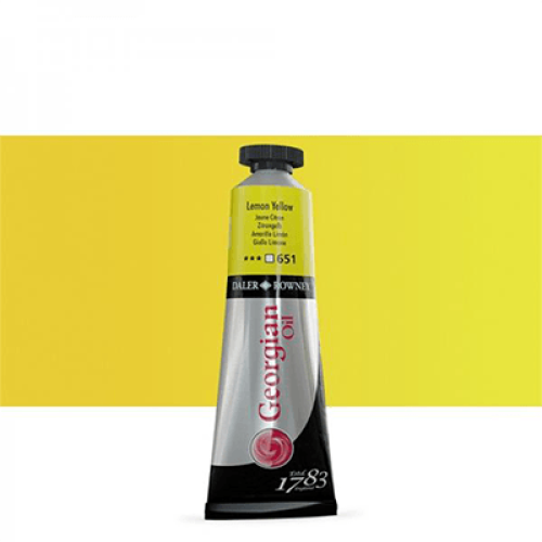 DALER ROWNEY МАСЛЕНА БОЯ GEORGIAN 38 МЛ - LEMON YELLOW 651