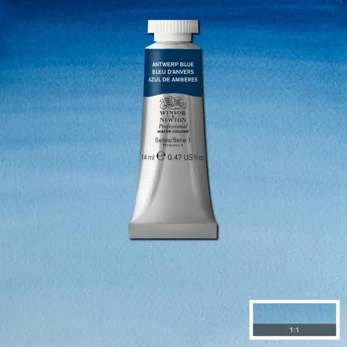 W&N АКВАРЕЛНА БОЯ PROFESSIONAL 14 МЛ - ANTWERP BLUE