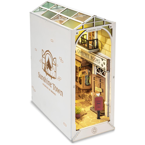ROBOTIME 3D ДЪРВЕН ПЪЗЕЛ SUNSHINE TOWN 246 ЧАСТИ TGB02