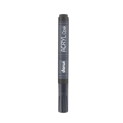 DARWI АКРИЛЕН МАРКЕР 0,8MM, 3МЛ - BLACK 100