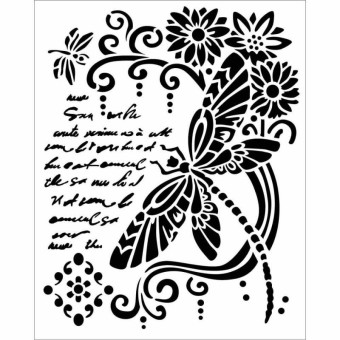 STAMPERIA MEDIA STENCIL - ШАБЛОН 20 Х 25 СМ - KSTD035