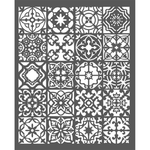STAMPERIA MEDIA STENCIL - ШАБЛОН 20 Х 25 СМ - KSTD046