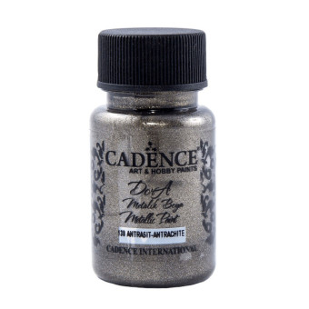 CADENCE АКРИЛНА БОЯ МЕТАЛИК DORA 50 МЛ. - ANTHRACITE 138