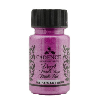 CADENCE ACRYLIC PAINT METALLIC DORA 50 ML. - BRIGHT FUCHSIA 155