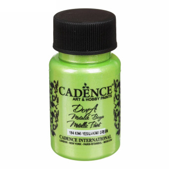 CADENCE ACRYLIC PAINT METALLIC DORA 50 ML. - KIWI GREEN 194
