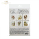 ITD COLLECTION MINI RICE PAPER SET 6PCS 14.8X14.8CM - RSM071