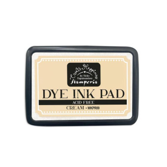 STAMPERIA DYE INK PAD PIGMENT TAMPON WKPR09 CREAM