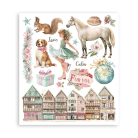 STAMPERIA WINTER MAGIC RUB ON SELECTION DFLRBXG10
