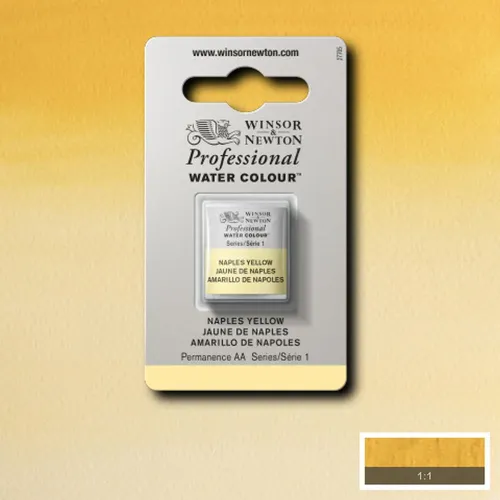 W&N АКВАРЕЛНА БОЯ PROFESSIONAL H/PAN - NAPLES YELLOW