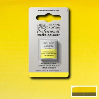 W&N АКВАРЕЛНА БОЯ PROFESSIONAL H/PAN - WINSOR LEMON