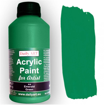 DAILY ART ACRYLIC PAINT 500 ML - EMERALD GREEN DA19102272