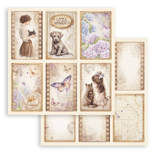 STAMPERIA QUIET DAYS CARD 30.5/30.5CM - SBB1105