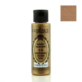 CADENCE ACRYLIC PAINT FOR GILDING 120 ML - MAJESTIC GOLD 112