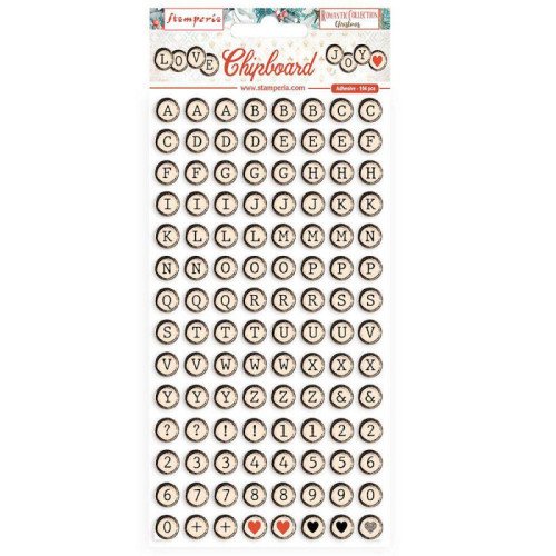 STAMPERIA КАРТОНЕНИ ФИГУРКИ ЗА ДЕКОРАЦИЯ 104 БР. DFLCB43