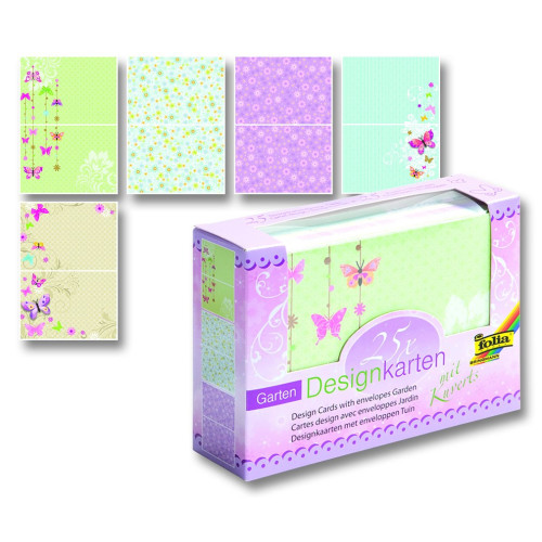 FOLIA ДИЗАЙНЕРСКА КАРТИЧКА С ПЛИК - ГРАДИНА