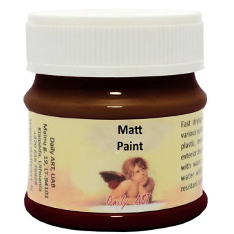 DAILY ART ACRYLIC PAINT MAT 50 ML - DARK BROWN