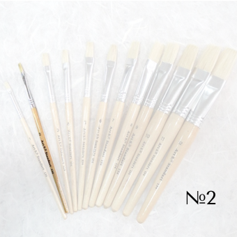 STANDARD BRUSH WITH SHORT HANDLE №2