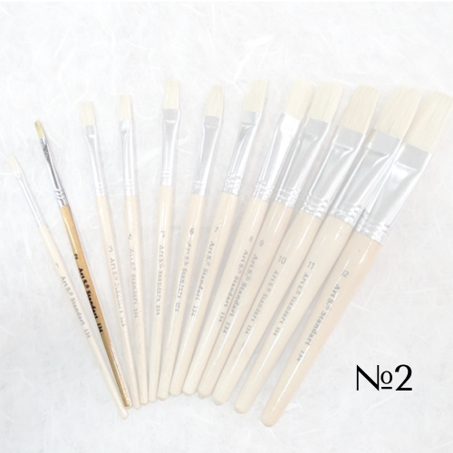 STANDARD BRUSH WITH SHORT HANDLE №2