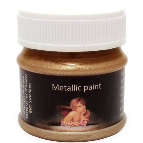DAILY ART ACRYLIC PAINT METALLIC 50 ML - ROYAL GOLD