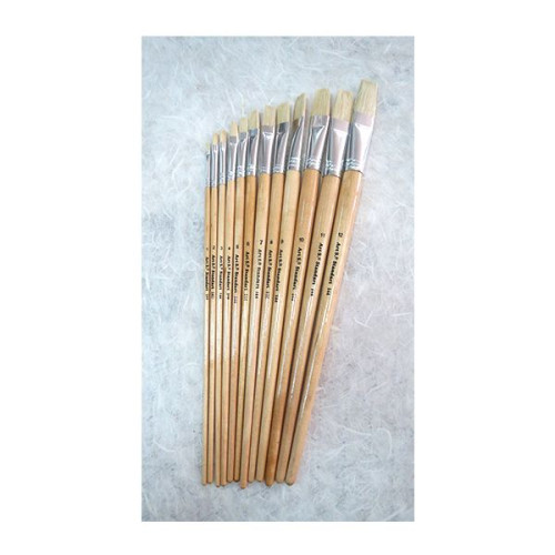 STANDARD BRUSH BRISTLE FLAT WITH LONG HANDLE №7