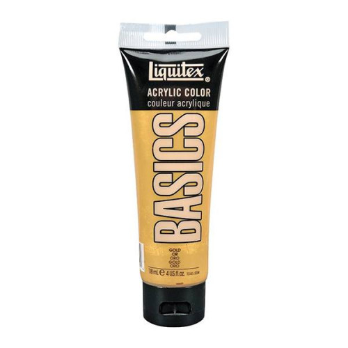 LIQUITEX АКРИЛНА БОЯ BASICS 118 МЛ-ЗЛАТНА 1046234