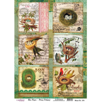 CADENCE DECOUPAGE RICE PAPER A4 - 376