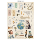 STAMPERIA SECRET DIARY JUNK JOURNAL 8 КАРТИЧКИ 4 СТИКЕРА И 4 ИЗРЕЗКИ - SBJK15