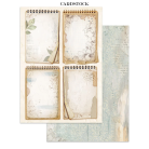 STAMPERIA SECRET DIARY JUNK JOURNAL 8 КАРТИЧКИ 4 СТИКЕРА И 4 ИЗРЕЗКИ - SBJK15