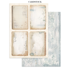 STAMPERIA SECRET DIARY JUNK JOURNAL 8 КАРТИЧКИ 4 СТИКЕРА И 4 ИЗРЕЗКИ - SBJK15