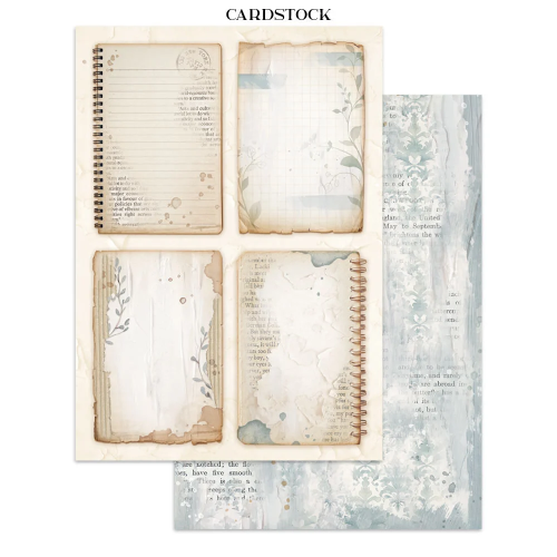 STAMPERIA SECRET DIARY JUNK JOURNAL 8 КАРТИЧКИ 4 СТИКЕРА И 4 ИЗРЕЗКИ - SBJK15