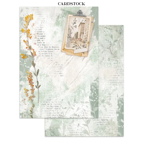 STAMPERIA SECRET DIARY JUNK JOURNAL 8 КАРТИЧКИ 4 СТИКЕРА И 4 ИЗРЕЗКИ - SBJK15