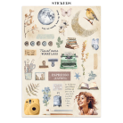 STAMPERIA SECRET DIARY JUNK JOURNAL 8 КАРТИЧКИ 4 СТИКЕРА И 4 ИЗРЕЗКИ - SBJK15