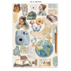 STAMPERIA SECRET DIARY JUNK JOURNAL 8 КАРТИЧКИ 4 СТИКЕРА И 4 ИЗРЕЗКИ - SBJK15