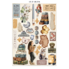STAMPERIA SECRET DIARY JUNK JOURNAL 8 КАРТИЧКИ 4 СТИКЕРА И 4 ИЗРЕЗКИ - SBJK15