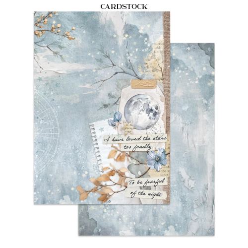 STAMPERIA SECRET DIARY JUNK JOURNAL 8 КАРТИЧКИ 4 СТИКЕРА И 4 ИЗРЕЗКИ - SBJK15