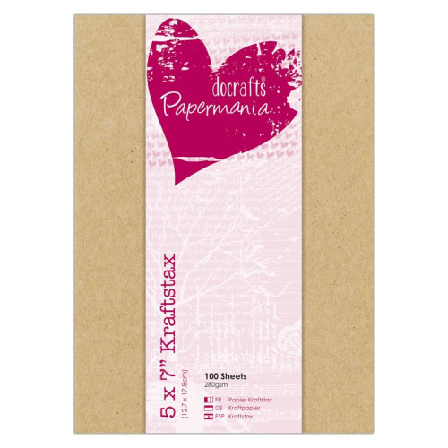 DOCRAFTS КРАФТ ХАРТИЯ 12,7/17,8 СМ., 280 ГР. - 160606