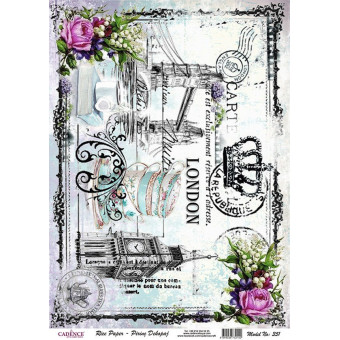 CADENCE DECOUPAGE RICE PAPER A3 - 351