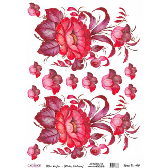 CADENCE DECOUPAGE RICE PAPER A3 - 470