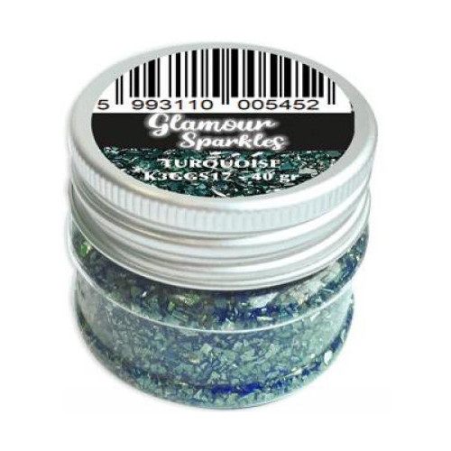 STAMPERIA GLAMOUR SPARKLES 40 G. - TURQUOISE K3GGS17