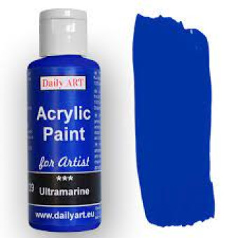 DAILY ART ACRYLIC PAINT FOR ARTIST 50 ML - ULTRAM. DA19101350