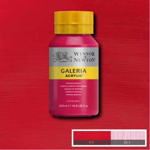 W&N АКРИЛНА БОЯ GALERIA 500 МЛ - МАГЕНТА 2150533