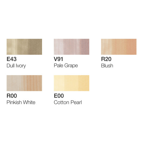 COPIC CIAO SET - 5+1 SKIN TONES