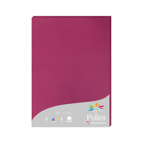 CLAIREFONTAINE ХАРТИЯ A4 210 ГР. - МАЛИНА