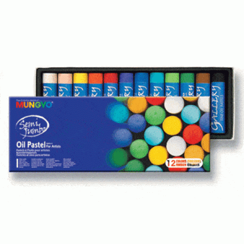 MUNGYO OIL PASTEL SET JUMBO MOPSJ-12