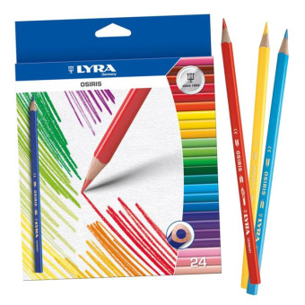 LYRA OSIRIS COLOR PENCILS SET 24 COLORS.