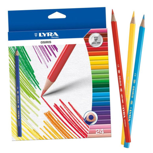 LYRA OSIRIS COLOR PENCILS SET 24 COLORS.
