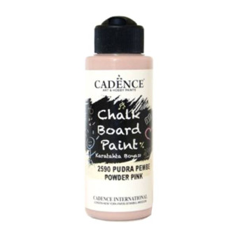 CADENCE БОЯ С ЕФЕКТ НА ЧЕРНА ДЪСКА 120 МЛ - POWDER PINK 2590