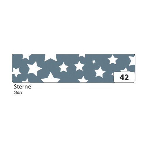 WASHI TAPE FOLIA - DECORATION STICKER - BLUE STARS