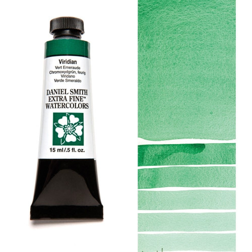 DANIEL SMITH WATERCOLOUR PAINT 15ML - VIRIDIAN 284600112